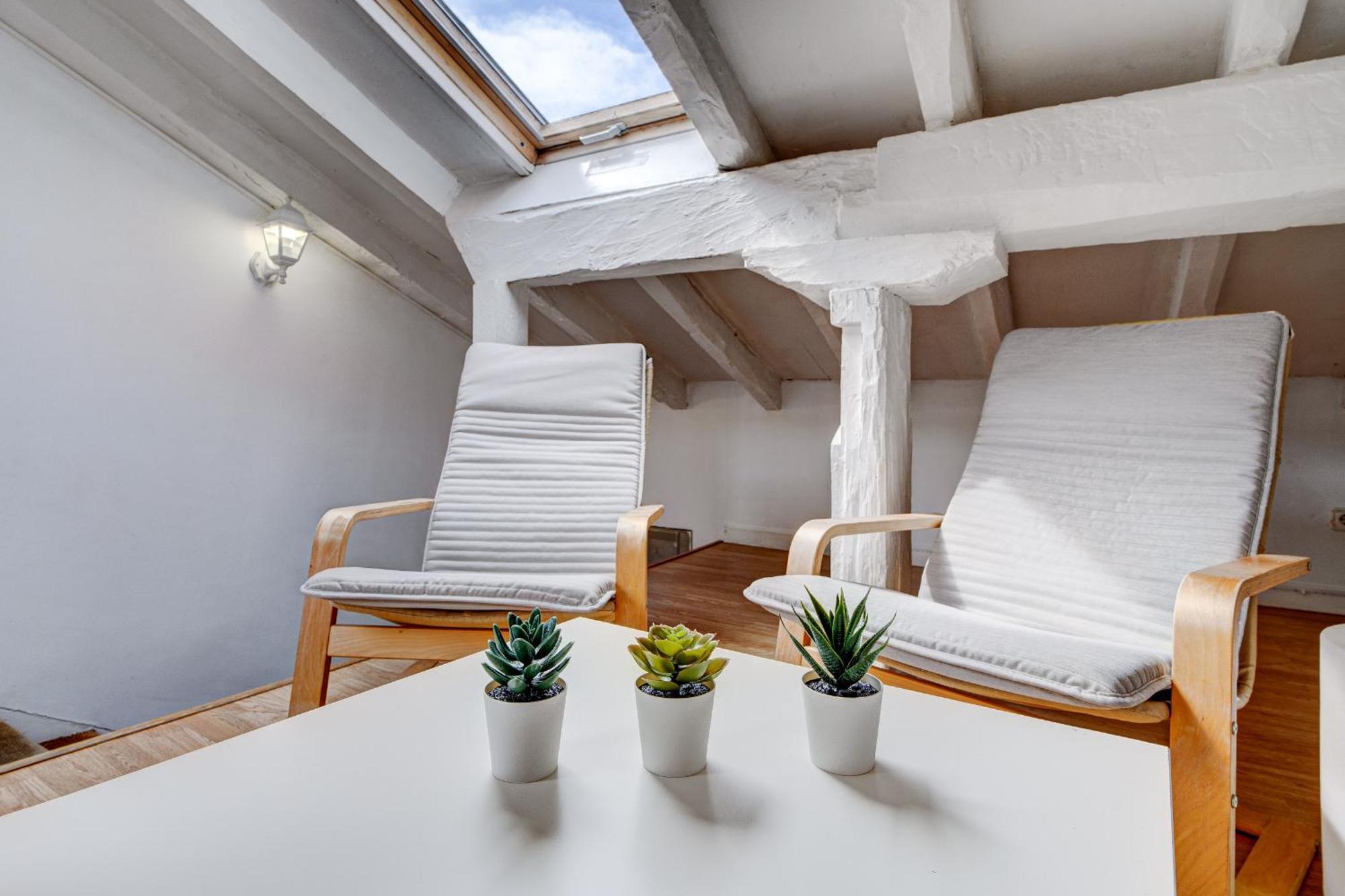 Preciosa Buhardilla En Hondarribia Centro Apartment ภายนอก รูปภาพ
